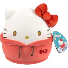 aklow akyoleticaret Sanrio Orijinal Hello Kitty Caz Yazarları Kapüşonlu Sweatshirt Pelüş Oyuncak 20 cm