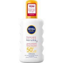 2 Adet Nivea Sun Güneş Alerjisine Karşı Anında Hassas Koruma Güneş Spreyi Spf 50+ Çok Yüksek Güneş Koruyucu 200 ml