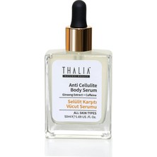 2 Adet Thalia Natural Beauty Ginseng & Caffeine Özlü Selülit Gidermeye Yardımcı Vücut Serumu 50 ml