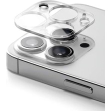 aklow akyoleticaret Apple iPhone 16 Pro Max Şeffaf Kamera Lens Koruma Camı