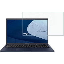 aklow akyoleticaret Asus Expertbook B1 15.6 Inç ile Uyumlu Ekran Koruyucu, 9h Temperli Nano Cam, Dayanıklı, Hd Şeffaf