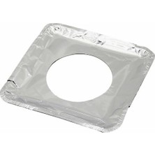 aklow akyoleticaret Ocak Zemini Koruyucu Alüminyum Folyo, 20.5 cm x 11 Cm, 10 Adet