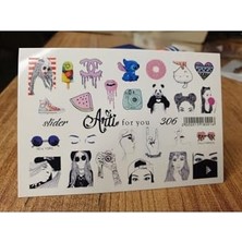 aklow akyoleticaret Tırnak Stickerı Arti 306
