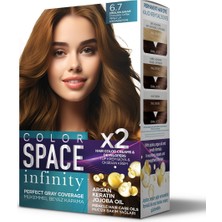 Şanal Color Space Infınıty Set Saç Boyası 6.7 Çikolata Kahve