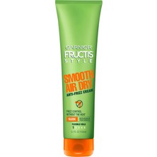Şanal Garnier Fructis Stili Pürüzsüz Hava Kuruması Antifrizz Krem, 5.1 Fl. Oz.