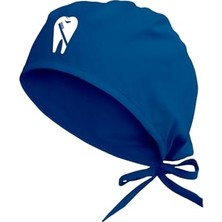aklow akyoleticaret Unisex Mavi Diş ve Fırça Temalı Hastane Bonesi