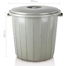 aklow akyoleticaret 25 L Yuvarlak Kapakli Cop Kovasi, TYC00574288414