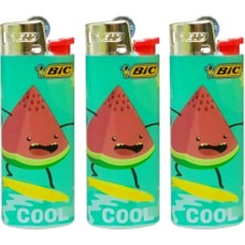 aklow akyoleticaret Mini Çakmak, Taşlı, Tatil Temalı Desenli, 3'lü Paket (Cool-5)