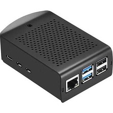aklow akyoleticaret Raspberry Pi 5 Alüminyum Muhafaza Kutusu - Fansız