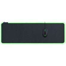 aklow akyoleticaret Goliathus Extended Chroma - Rgb Aydınlatmalı Ekstra Büyük Yumuşak Xxl Oyun Faresi Altlığı (Kablo Tutucu, Kumaş Yüzey, Kapitone Kenar, Tüm Fareler Için Optimize Edilmiş) Siyah