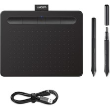 aklow akyoleticaret CTL-4100WLK-N Intuos S Çizim Tableti, Siyah