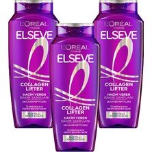 Şanal Elseve 3'lü Collagen Lifter Hacim Veren Bakım Şampuanı 300ML Vitaminli Hacim Verici Etki