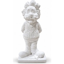 Ceren Wooden Einstein Boyama Figürü – Boyanabilir Dekoratif Hobi Heykeli, Kendin Boya Biblo