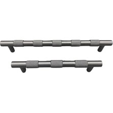 aklow akyoleticaret System 9387 Desenli Modern Kulp Fırçalı Çok Renkli, 320 Mm, Füme Renk