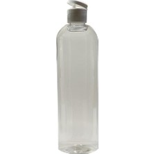 aklow akyoleticaret 400 ml Boş Pet Şişe ve Gümüş Kapak, 10 Adet