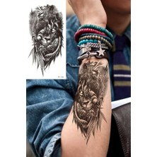 aklow akyoleticaret Gladyatör Dövmesi, Aslan Dövmesi, Savaşçı Dövmesi, Geçici Dövme Tattoo, Erkek Kol ve Vücut Dövmesi