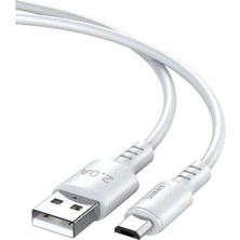 Şanal Sunix 2A Usb/micro Şarj ve Data Kablosu Beyaz Mcr-10