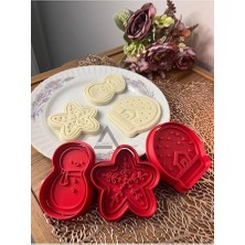 aklow akyoleticaret Yılbaşı & Yeniyıl Kurabiye Kalıbı Set-2 (3'lü)