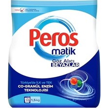 aklow akyoleticaret Toz Çamaşır Deterjanı Göz Alıcı Beyazlar 1500 G