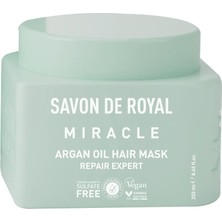 Şanal Savon De Royal Miracle Saç Bakım Maskesi 250 ml | Boyalı ve Yıpranmış Saçlar | Onarım Uzmanı | Argan Yağı