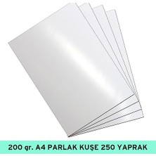 aklow akyoleticaret 200 G., A4 Parlak Kuşe 250'LI Pakette