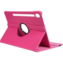 aklow akyoleticaret Samsung Galaxy Tab S9 Fe PLUS/S10 Plus Uyumlu Pembe 360 Dönebilen Standlı Kılıf, X610 X616 X820 X826 X828