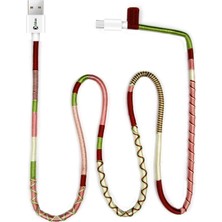 Şanal Vorson Handmade Candy Micro Android Şarj ve Data Kablosu, 100 cm