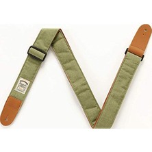 aklow akyoleticaret Designer Collection Guitar Strap Moss Green Denim (DCS50D-MGN)