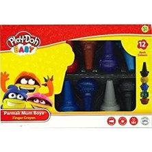 aklow akyoleticaret Play Doh Parmak Mum Boya, 12 Renk