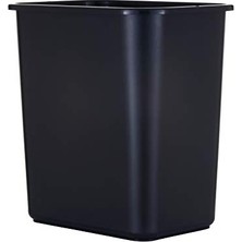 aklow akyoleticaret 3,25 L Yer Verimli Çöp Sepeti, Masa Altı ve Dar Alanlar Için, Siyah
