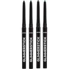 aklow akyoleticaret Asansörlü Göz Kalemi Paketi: Blackest Black, Emerald, Forest Green ve Saturn Grey