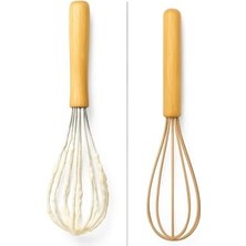 aklow akyoleticaret Spatula, 3'lü Silikon Mutfak Seti Bambu Saplı Fırça Çırpıcı Isıya Dayanıklı Yapışmaz Hamur Karıştırıcı Çırpıcı Set Ergonomik Ahşap Saplı Mutfak Gereçleri Kolay Temizlenebilir Sağlıklı Pişirme