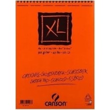 aklow akyoleticaret Croquis Xl Albüm 90 G Üsten Spiralli A4 50YP Resim ve Çizim Blokları