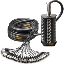 Şanal Hepa Merz STAGE-24C-20M 24 Kanal 20 Metre Multicore Kablolu Hazır Stage Box