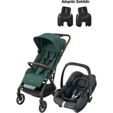 Şanal Maxi-Cosi Soho-Cabriofix I-Size Ana Kucaklı Ultra Kompakt Seyahat Sistem Bebek Arabası Green-Graphite
