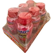 aklow akyoleticaret Mentos Sours Çilek Aromalı C Vitaminli Tablet Şekerleme, 49G * 6 Adet