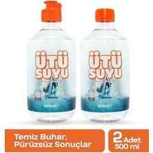 aklow akyoleticaret Zahmetsiz; Kolay ve Hızlı Ütüleme 2 Adet 500 Ml, Ütü, Buhar Kazanlı Ütü ve Kırışık Giderici Ütüler Için | Zahmetsiz, Kolay ve Hızlı Ütüleme | %0 Kimyasal