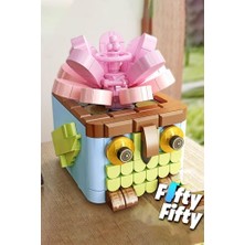 aklow akyoleticaret Mini Potted Plant Serisi Kuş Figürü 278 Parça Oyuncak Yapım Seti FFP655010