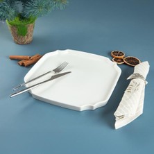 aklow akyoleticaret Lunar 27 cm Kare Servis Tabağı Renkli