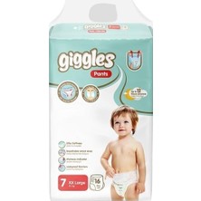aklow akyoleticaret 7 Numara Xx Large Bebek Külodu, 1 Paket, 16 Adet