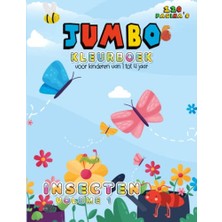 aklow akyoleticaret Jumbo Kleurboek Voor Kinderen Van 1 Tot 4 Jaar; Insecten: Grote, Eenvoudige En Leuke Illustraties, Alfabet En Leuke Thema's: Voor Peuters (Kleine ... Boeken) Insecten Ontdekken In De Tuin.