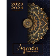 aklow akyoleticaret Agenda 2023-2024: Semainier 1 Semaine Sur Deux Pages, 18 Mois De Juin 2023 À Décembre 2024, Format A4 (French Edition)