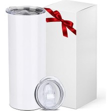 aklow akyoleticaret 1 Paket Süb Limasyon Bardağı 20OZ Paslanmaz Çelik, Çift Duvar Yalıtımlı, Kapaklı ve Pipetli, Kauçuk Tabanlı
