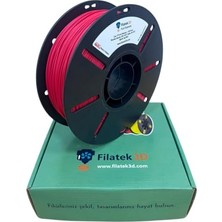 aklow akyoleticaret Profesyonel Baskı Kalitesi, Profesyonel Baskı Kalitesi, Ams Uyumlu, Pla+ Katkılı Kırılmalara Karşı Dayanımlı, Pla+ 1.75 mm Kırmızı 1 kg 3D Yazıcı Filamenti