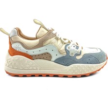 Ortoplus Deri Ortopedik Kadın Sneaker Ayakkabı ET3033 BUZ MAVİ