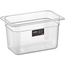 Şanal Corona Professional 1/4 Dikdörtgen Pc Gastronom Küvet Gövde 265X162X150