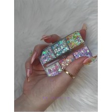 aklow akyoleticaret Jel Far, Paleti Simli Kremsi Palet Far 2,825393699HB, Glitter