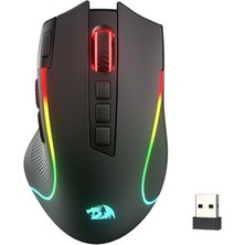 aklow akyoleticaret M612 Pro Rgb Oyun Faresi; 8000 Dpı Kablolu/kablosuz Optik Oyuncu Faresi, 9 Programlanabilir Tuş ve Arka Plan Aydınlatması, Bt & 2.4g, Yazılım Destekli, Rapid Fire Button