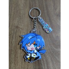 Owlbag Company Owl Bag Colorful Stage Vocaolid Kaito Desenli Acrylic Anahtarlık Çanta Süsü