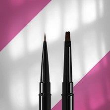 aklow akyoleticaret Çift Uçlu Sentetik Nail Art Liner Çizim ve Jel Fırçası, 7-7 Mm, Nbe-01/04